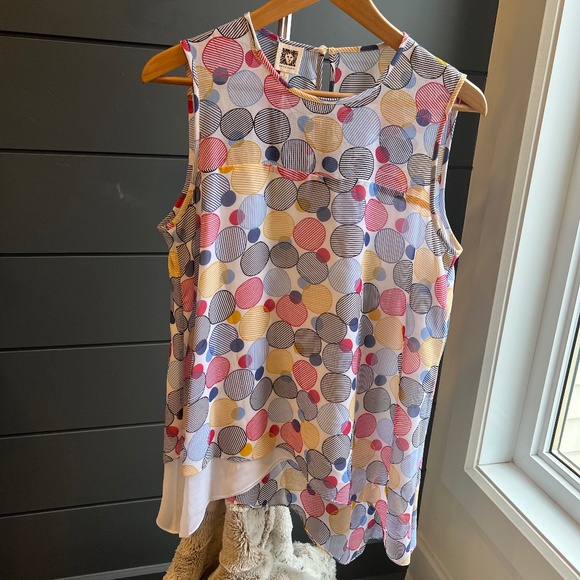 Anne Klein Sleeveless Blouse - Picture 1 of 6
